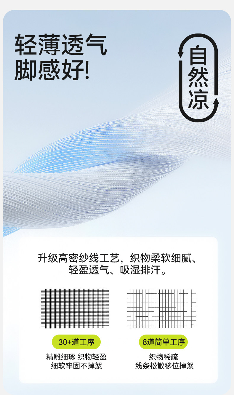 男童袜子春秋薄款青少年儿童运动网眼吸汗透气新疆棉中大童女童袜 — 6
