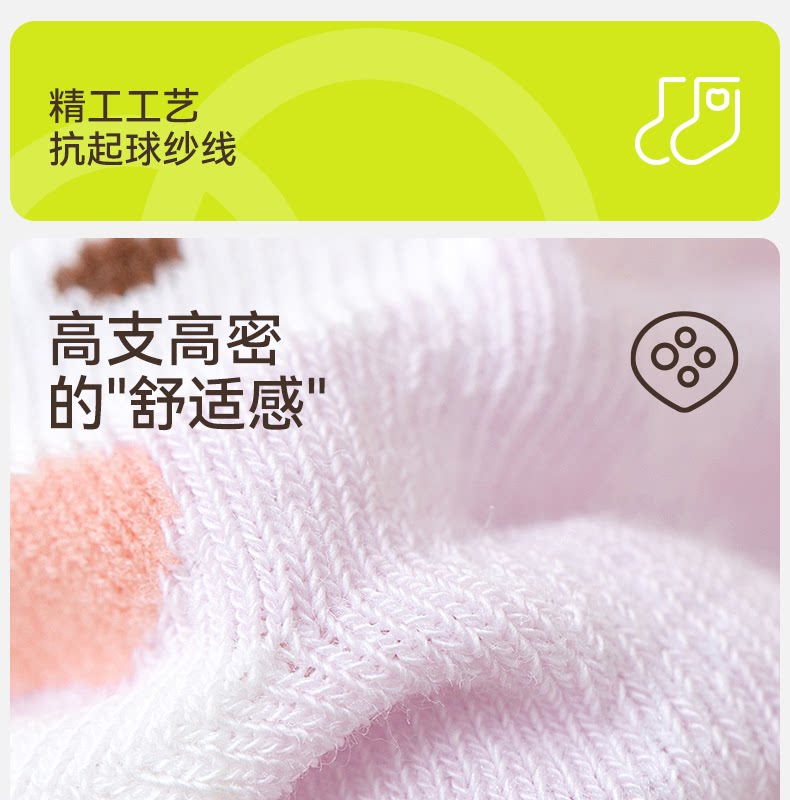 【100%棉】女童袜子夏季薄款纯棉透气网眼袜儿童女宝秋季宝宝童袜 — 8
