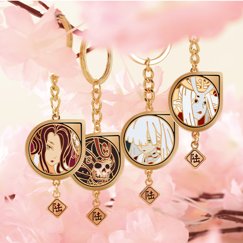 onmyoji Onmyoji Yusoul Keychain Crazy Bone Wild Skeleton Needle Female Ghost Kaji YYS NetEase Game Peripherals