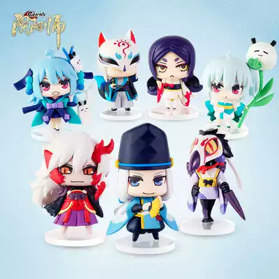 onmyoji Yin and Yang master peripheral style God summon boxed eggs seven pieces YYS NetEase Game hand tour Mini model