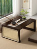 Bay Window Table, Small Household Coffee Table, Foldable Kang Table, Non-Solid Wood, Small Apartment, Japanese-Style Tatami Tea Table, Low Floor Table