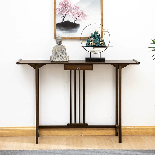 Новое китайское крыльцо, твердое дерево современное пешеходное стол, крыльцо, крыльцо для простой гостиной, домашний вход.