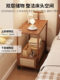 可移动边几床头小推车置物架简易多功能收纳架子小户型茶几小桌子