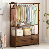 Coat rack Floor Multi-function Large Capacity Storage Home Bedroom Simple Wardrobe Multi-storey Dormitory Hanger