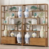 Антикварный современный и минималистичный чайный сервиз, стенд из натурального дерева