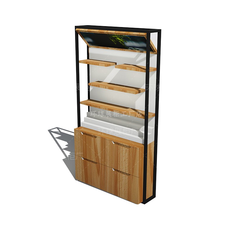 Global Showcase Contact Lens Care Solution Cabinet Cosmetic Cabinet High Cabinet Shelf Open Custom Custom Cabinet