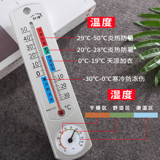 겨울철 집 안방용 실내 온도계, 온실용 정확하고 유아실 온도계, 특수 사육 온도계 및 습도계