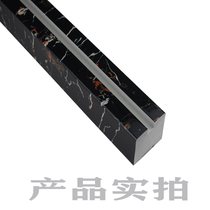 Shower room slotted stone-based plastic steel wear-resistant non-fading solid water retaining strip glass fixed slotted 8-12mm