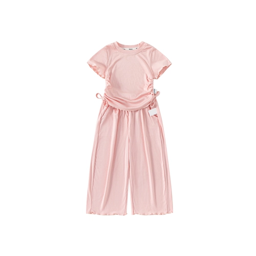 INSbobo Детский комплект для девочек, короткий рукав, детская одежда