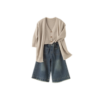 Girls Spring Clothes Set Korean Version Girls Internet Celebrity Street Spring Clothes Childrens Spring Clothes 2024 New Korean Childrens Clothes