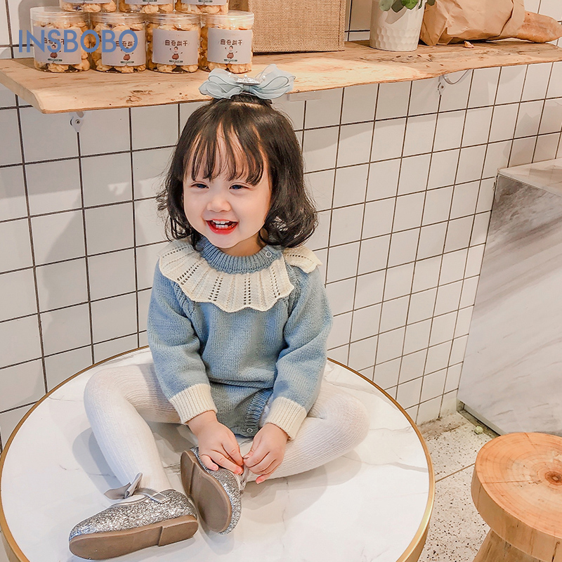 Baby spring rompers 3 net infrared out of the bag fart clothes romper spring 6 female baby Korean version of the jumpsuit 9 spring and autumn 1