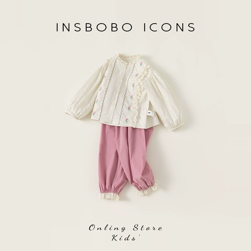 Детский комплект для девочек, детская одежда