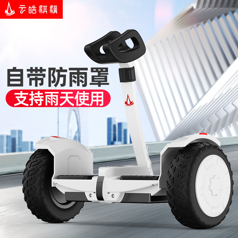 Electric Smart Balance Scooter for Adults, Upgraded Version for Off-Road Use by Delivery Riders, Can Be Used in the Rain as a Means of Transportation to Work