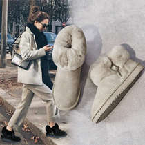 Rabbit Fur Genuine Leather Snowy Boots 2020 New Boots Children Short Boots Plus Suede Warm Cotton Shoes Women 100 Hitch Wow Shoes Women Winter