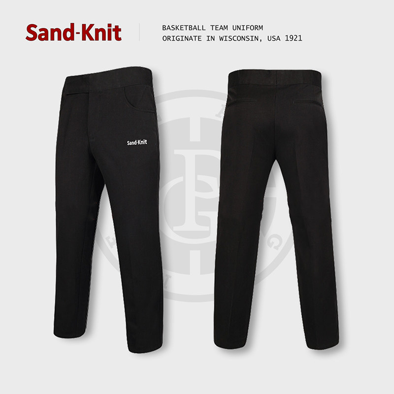 2019 professional basketball referee uniform pants slim fit breathable sports elastic sweat-absorbing referee pants slim fit
