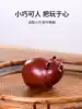 Outside the pine forest Purple sand tea pet Yixing original mine Dahongpao can raise boutique ornaments Small tea play pig luck can raise
