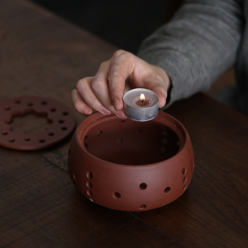 Pine Forest Outer Lixing Purple Sand Candle Stove Wine Fine Lamp Warm Tea Oven Cooking Tea Stove Heating Warm Tea Wineware