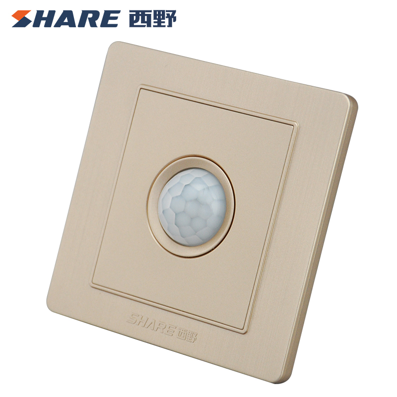 SWild (SHARE) dark-mounted 86-type human infrared sensing switch panel light control switch intelligent switch