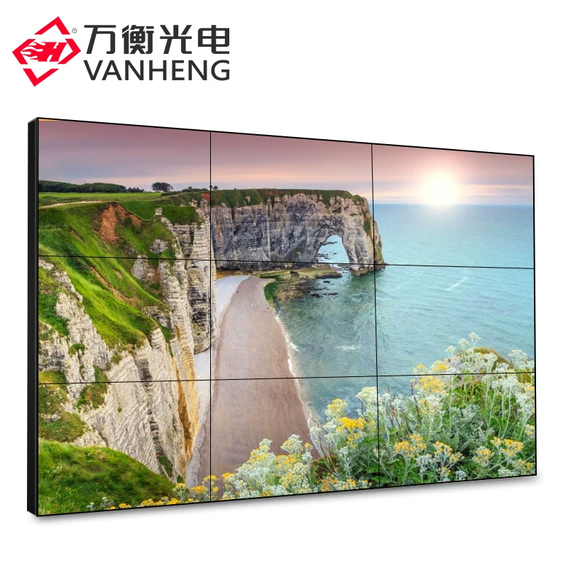 Экран LCD Wanheng Optoelectronics для стежки 65-дюймов 3.5 мм Sliming Mall KTV Song Machine Advertising 4K Display