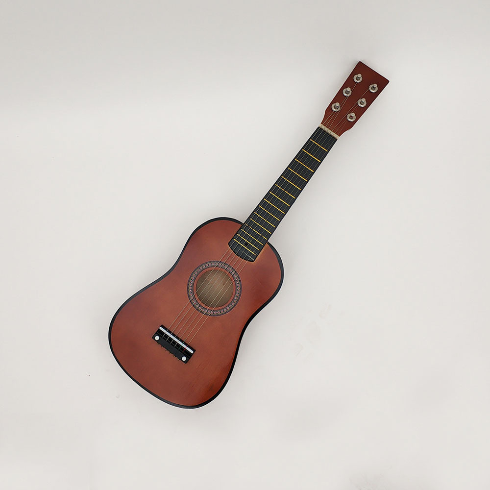 Poetry enjoy 23-inch small guitar wooden multi-color optional children's Enlightenment instrument six-string small guitar easy entry