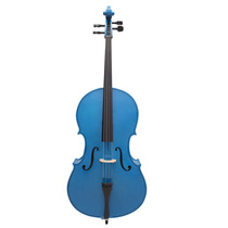 Shixiang Blue Cello Beginners Practice and Popularize Cello Solid Wood Instruments