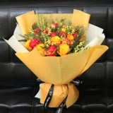 Flower Express Tongcheng Пекин Шанхай, Шанхай, Шэньчжэнь Гуанчжоу Чунцин Чэнду Красное порошок шампанский микс с шампанским и спичкой цветочный букет день рождения