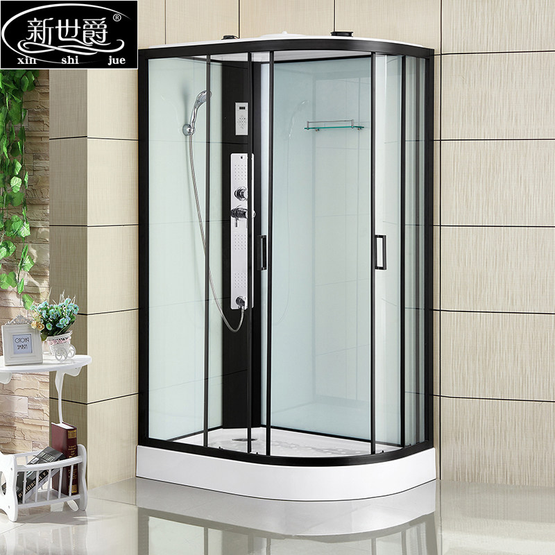 New Spyker Home Shower Closed tempered glass integral bathroom partition integrated steam bath
