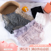 The Bubble home Shop ~ cant hide the sweet little spot girls underpants delicate and cute sexy butterfly knot lace