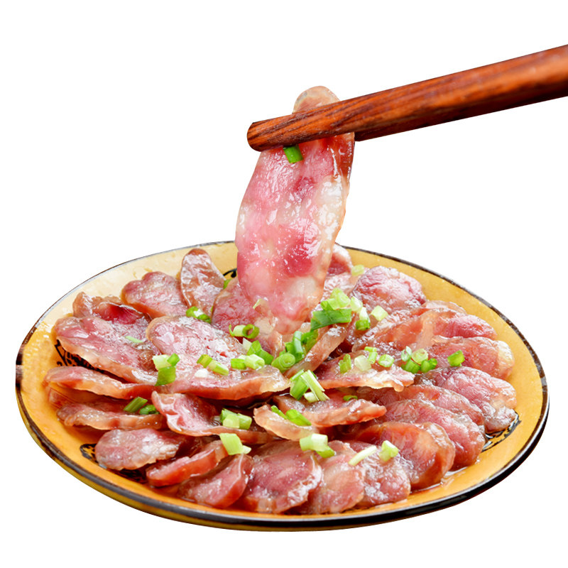 Anhui farm sausage pig meat Chinese flavor food Salty flavor pickled sausage Air-dried Chinese flavor clay pot rice rice wine dish
