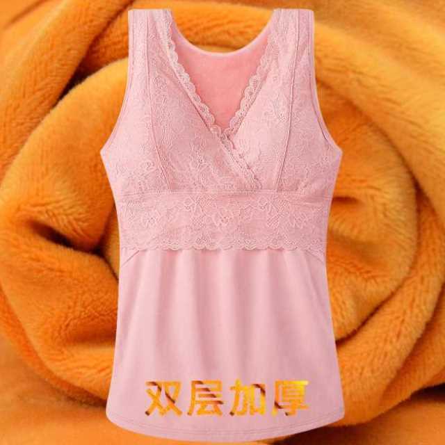 bông tinh khiết vest phụ nữ mặc loại của mùa thu và mùa đông ấm áp phụ nữ cho con bú vest cộng thời gian cho con bú nhung dày.