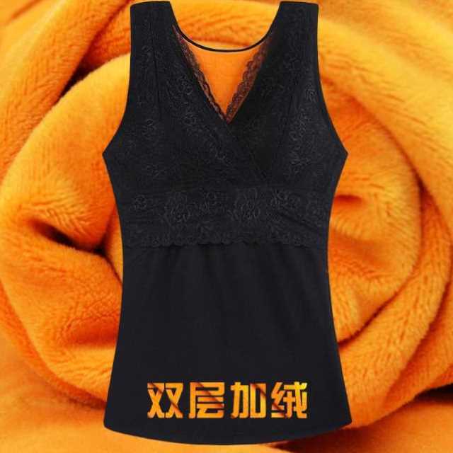 bông tinh khiết vest phụ nữ mặc loại của mùa thu và mùa đông ấm áp phụ nữ cho con bú vest cộng thời gian cho con bú nhung dày.