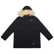 (Self-operated) Dickies comfortable and warm down jacket autumn and winter mens gray duck down mid-length jacket DK009482