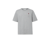 (Self-operated) Ami Paris mens and womens 24 spring and summer new classic cotton round neck love short-sleeved T-shirt