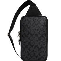 (Self-operated) COACH Mens Chest Bag Sullivan Series Presbyopia Casual Shoulder Small Shoulder Bag Commuting Bag