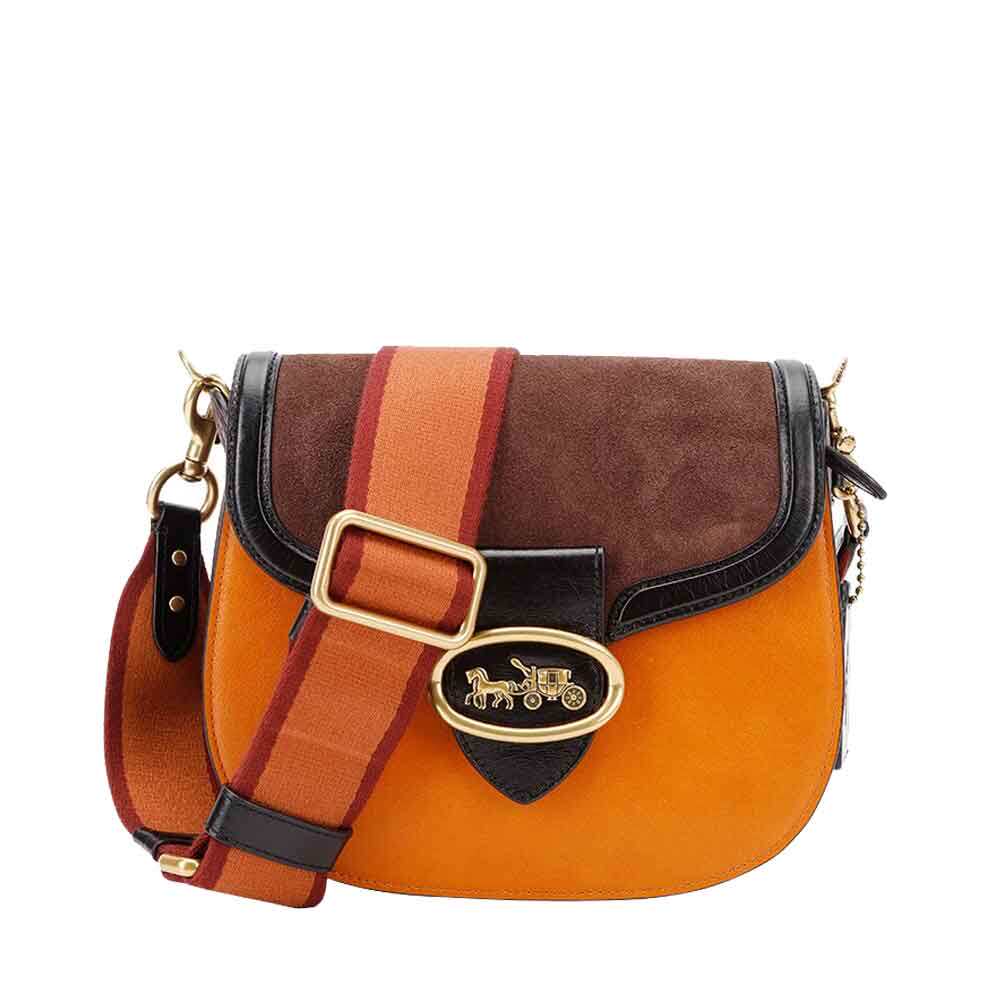 COACH 蔻驰 Kat Saddle 女式马鞍包 斜挎包 88263 88VIP会员多重优惠折后￥1092.02包邮包税 3色可选