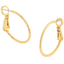 (Self-operated) OSEWAYA original design simple plain hoop earrings hoop two-wear ring creative earrings