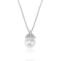 (travailleur autonome) Idogawa Edison Collier Pearl Necklace Queen Crown Pendentif Lumière Extravagant Sensation Neck Accessoires