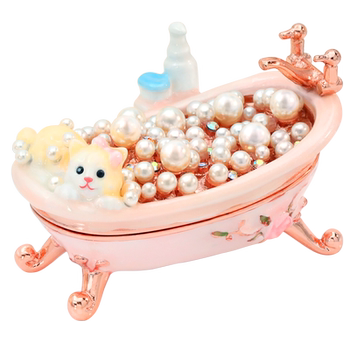 Picals jewelry box cat bathtub storage box gift