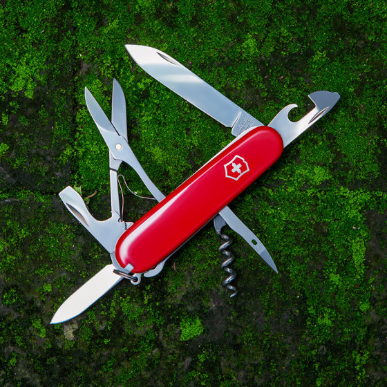 Victorinox Swiss Army Knife Climber 91mm Multifunctional Folding Sergeant's Knife New Year Gift 1.3703