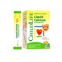 (Self-operated) (Self-operated) ChildLife Liquid Calcium Magnesium Zinc Small Green Calcium 30*10ml*2 boxes