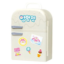 (Self-operated)mimiworld Greedy Cute Pet Refrigerator Toy Simulation Home Appliances Kitchen Penguin Girls Gift