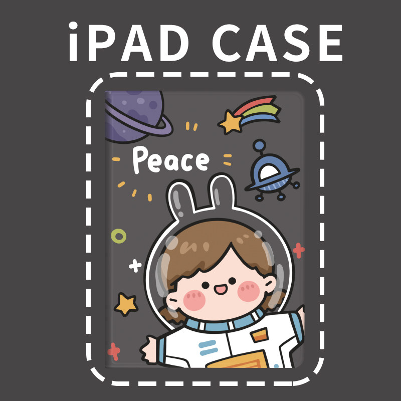 Suitable for ipad protective sleeves air4 ultra-thin 2020 new 8 Soft shell 7 Generation flat 10 2 Original air4 shell 10 9 inch 2019 Cartoon mini5 Silicone Cute