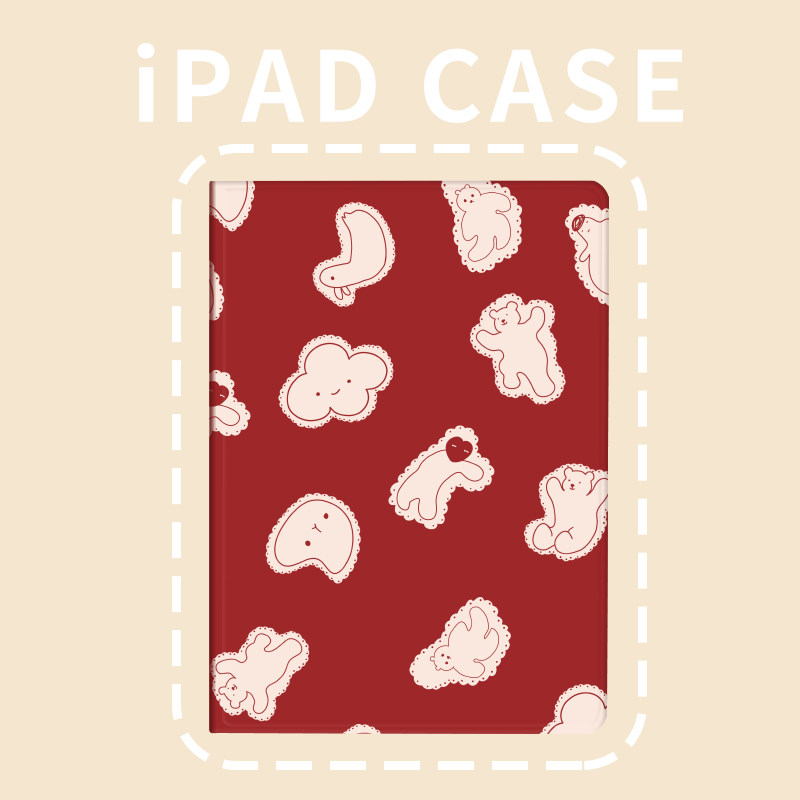 Suitable for iPadpro protective shell mini5 with pen slot cover new 2021 flat air4 shell original air3 Softshell Mini 6 cartoon 2018 10 2 inch leather cover