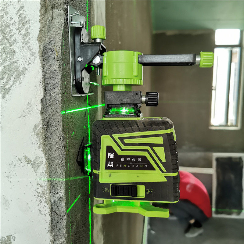 Fengbang blue-ray infrared level meter thin line green light automatic leveling 12-line level water instrument high-precision fan small