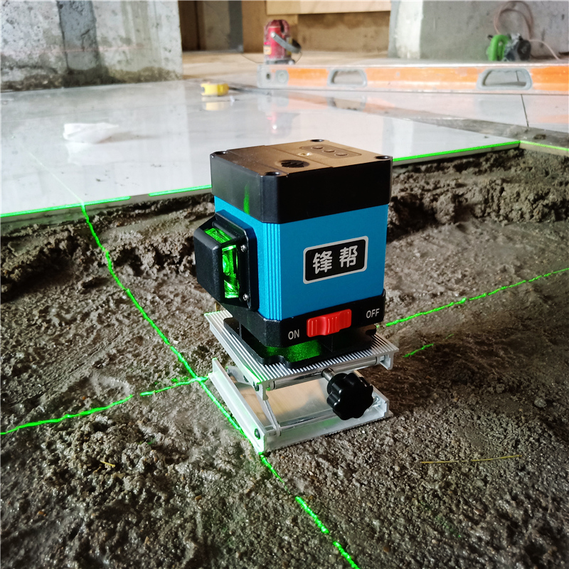 Ultraviolet wall sticker level water level instrument 12-line green light blue light infrared level meter high-precision strong light thin line