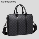 Сумка на одно плечо, бизнес-ноутбук, вместительный и большой ноутбук, сумка через плечо, бизнес-версия, из натуральной кожи