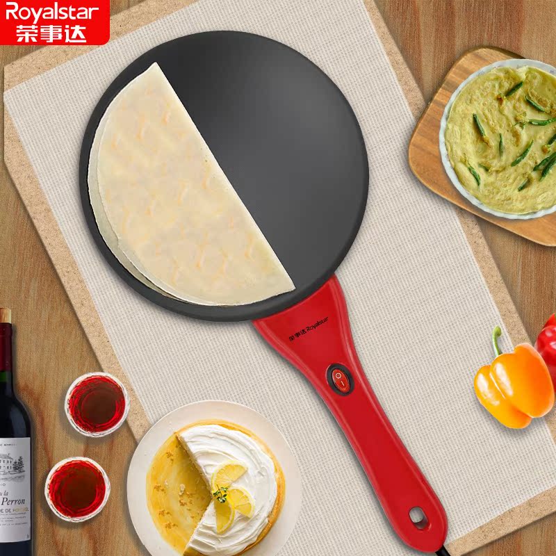 Household spring roll skin pot to make spring cake skin mold pancake pan pancake machine roast duck skin pot egg cake iron plate