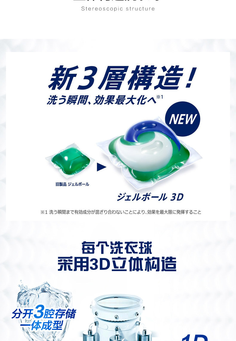 ARIEL 碧浪 3D洗衣凝珠17颗*3件 图4