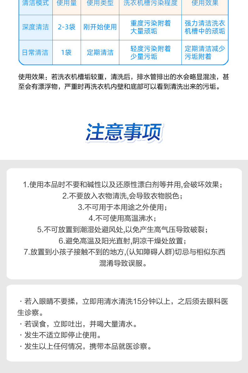 日本 KAO 花王 洗衣机槽清洁粉180gx6包 券后90.4元包邮 买手党-买手聚集的地方