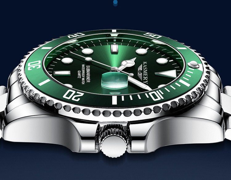 Men's Quartz Watch Mechanical Automatic Black Water Ghost Style_voghion.com